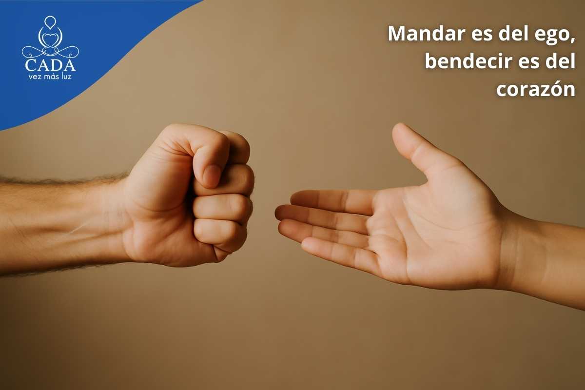 Antonio David Martinez Vessi Mandar es del ego, bendecir es del corazón