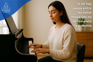 Antonio David Martinez Vessi Si no hay pausa entre las notas musicales no se completa la armonía