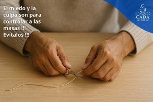 Antonio David Martinez Vessi El miedo y la culpa son para controlar a las masas !!! Evítalos !!!