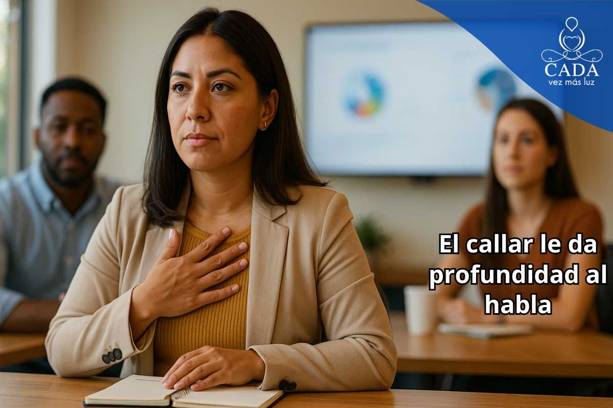 Antonio David Martinez Vessi El callar le da profundidad al habla