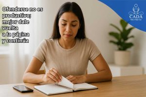 Antonio David Martinez Vessi Ofenderse no es productivo; mejor dale vuelta a la página y continúa