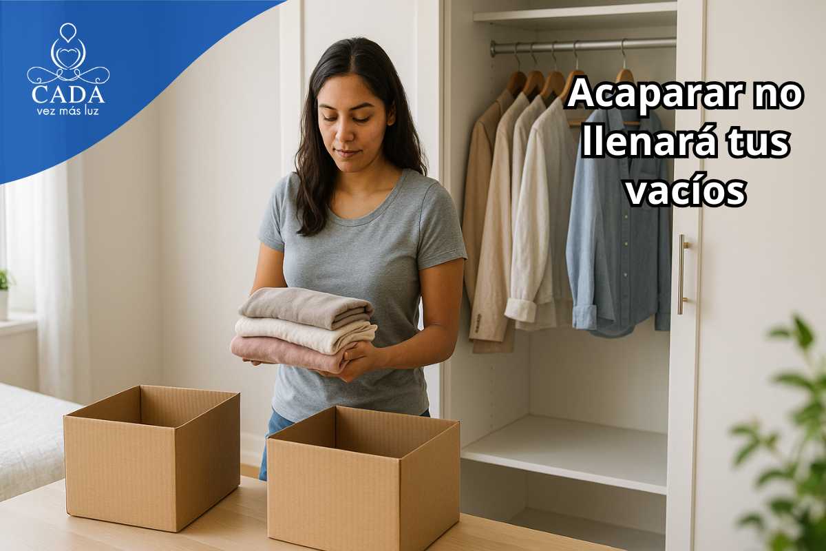 Antonio David Martinez Vessi Acaparar no llenará tus vacíos