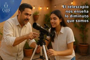 Antonio David Martinez Vessi El telescopio nos enseña lo diminuto que somos